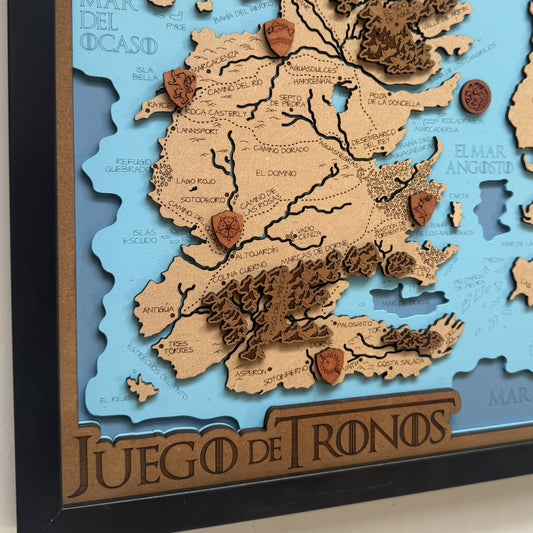 Mapa de Fantasía Personalizado - Tamaño L