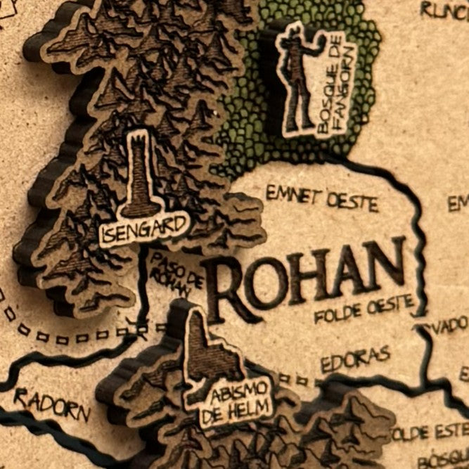 Mapa de Fantasía Personalizado - Tamaño L
