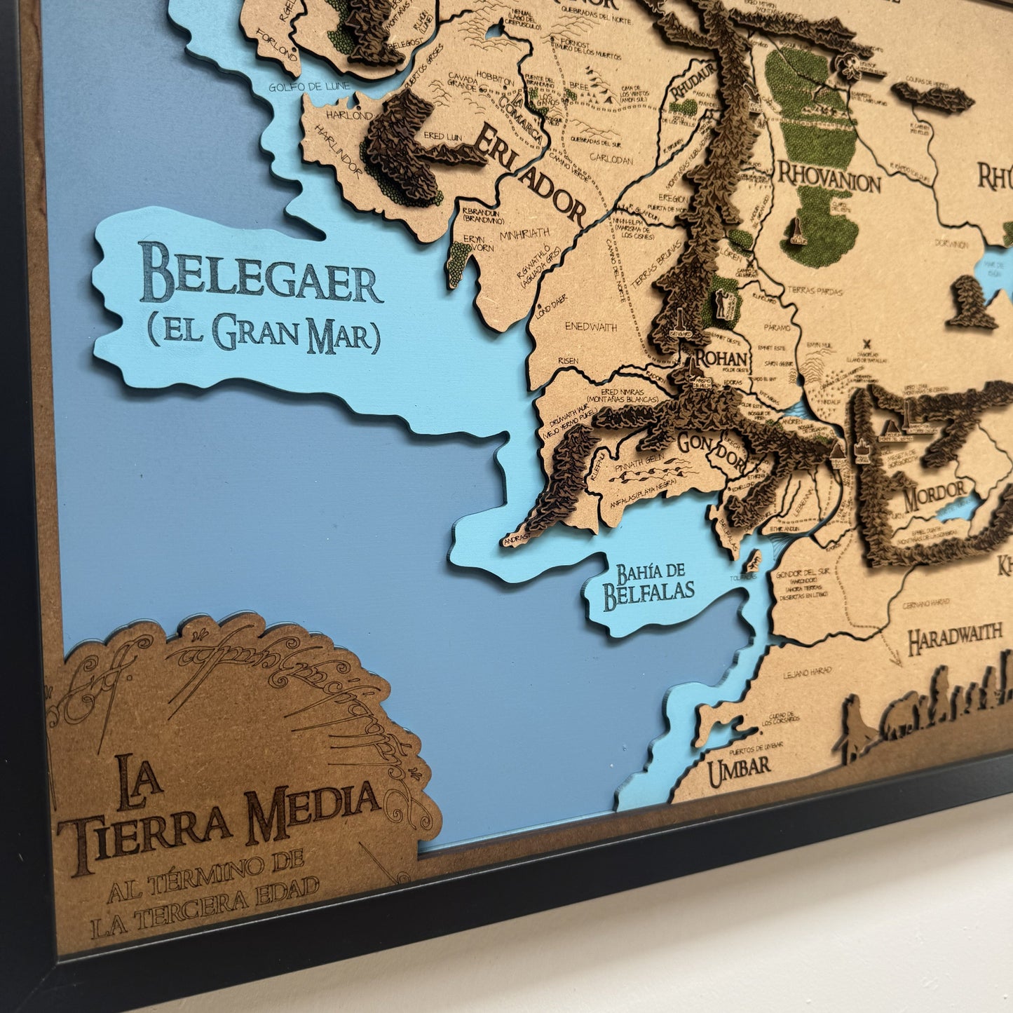 Mapa de Fantasía Personalizado - Tamaño L