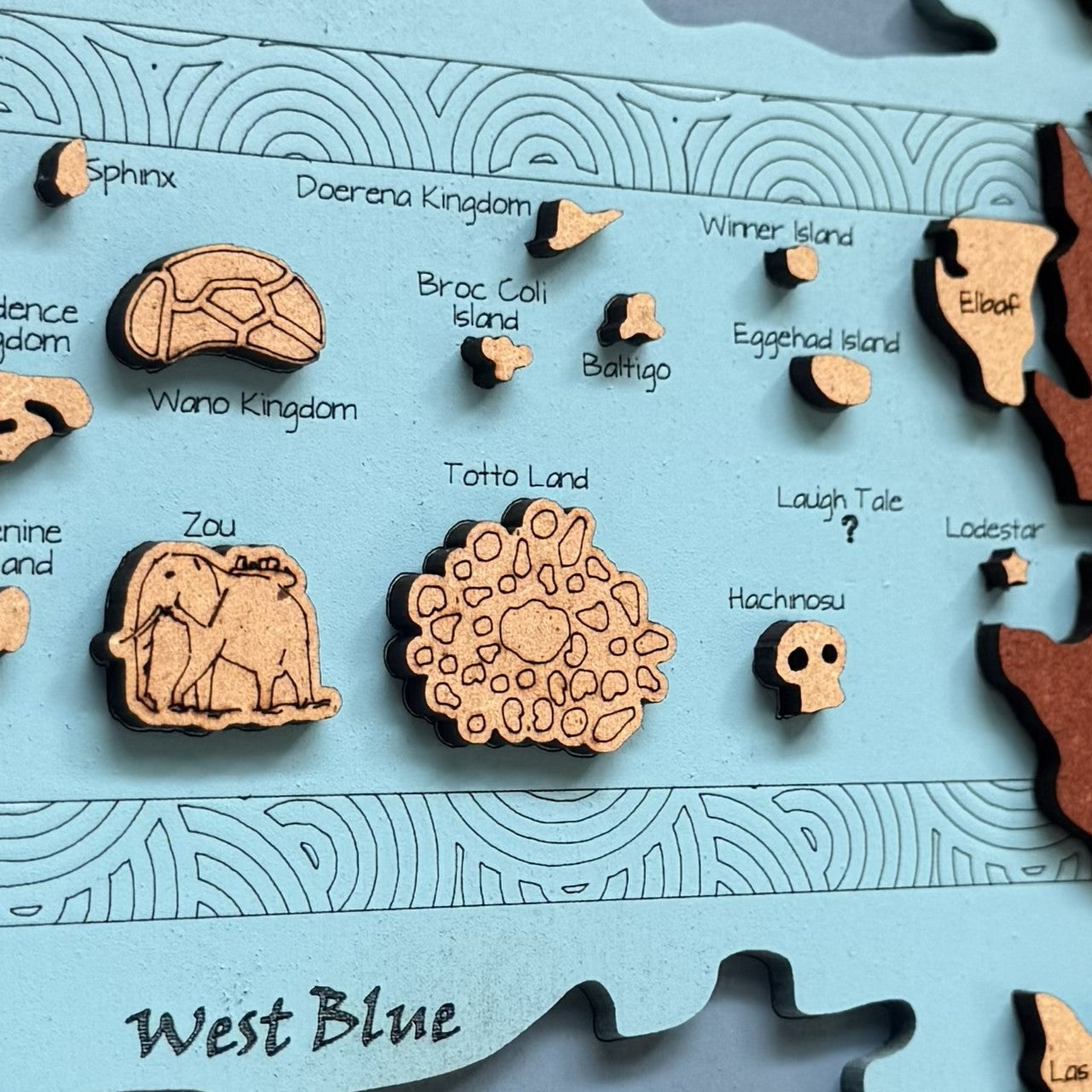 Mapa de Fantasía Personalizado - Tamaño L