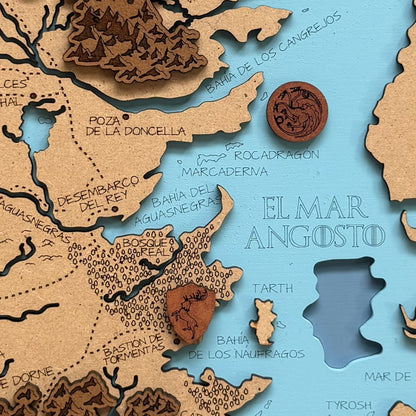 Mapa de Fantasía Personalizado - Tamaño L