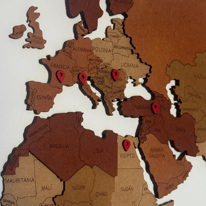 Pines autoadhesivos de ubicación