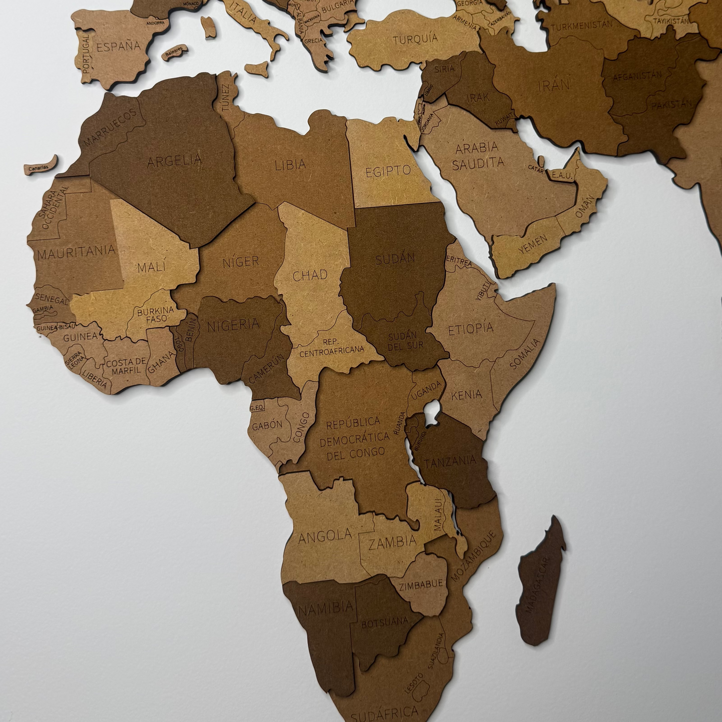 Mapamundi serie TERRA- color SAFARI