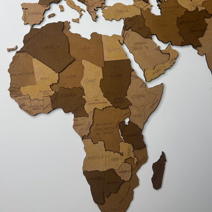 Mapamundi serie TERRA- color SAFARI