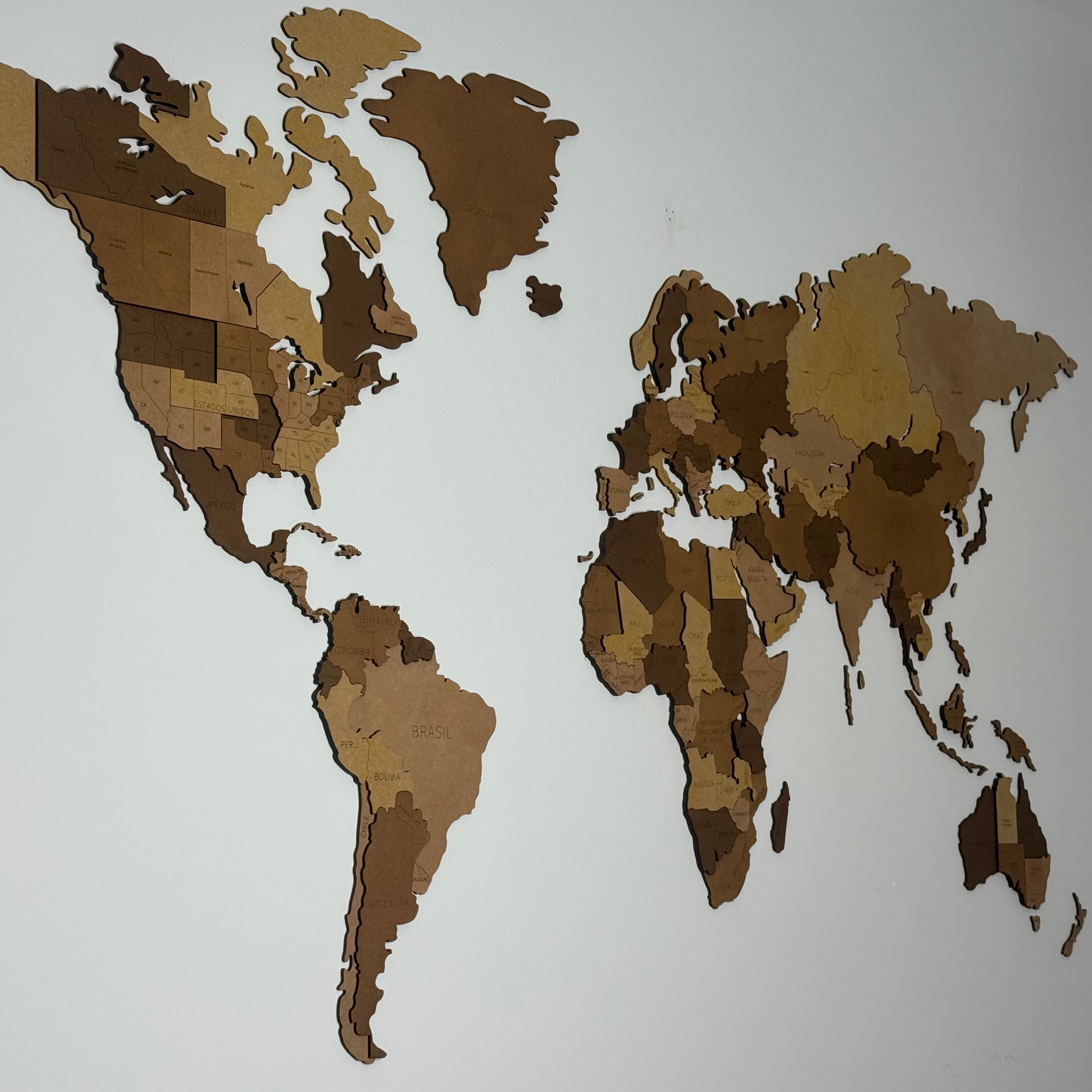 Mapamundi serie TERRA- color SAFARI