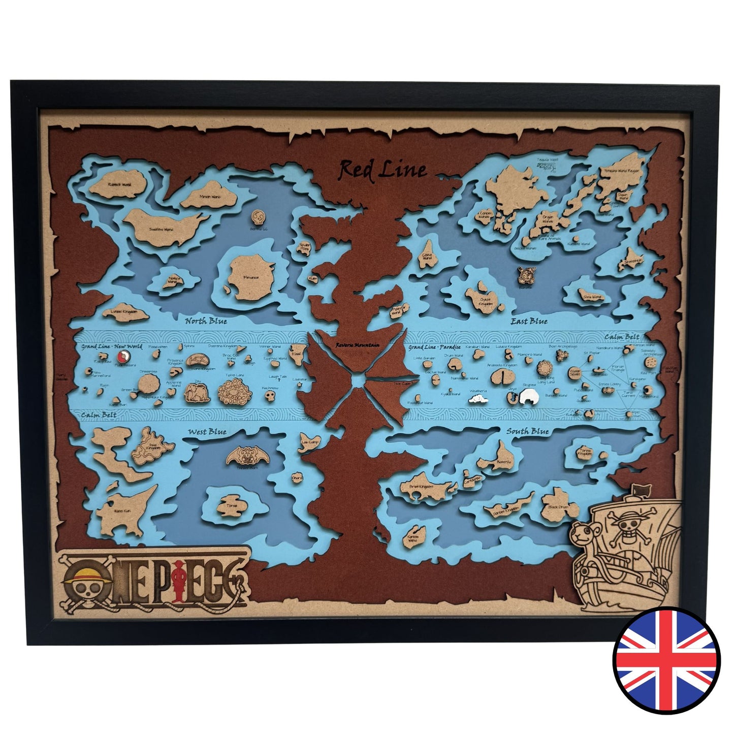 Mapa de Fantasía Personalizado - Tamaño L