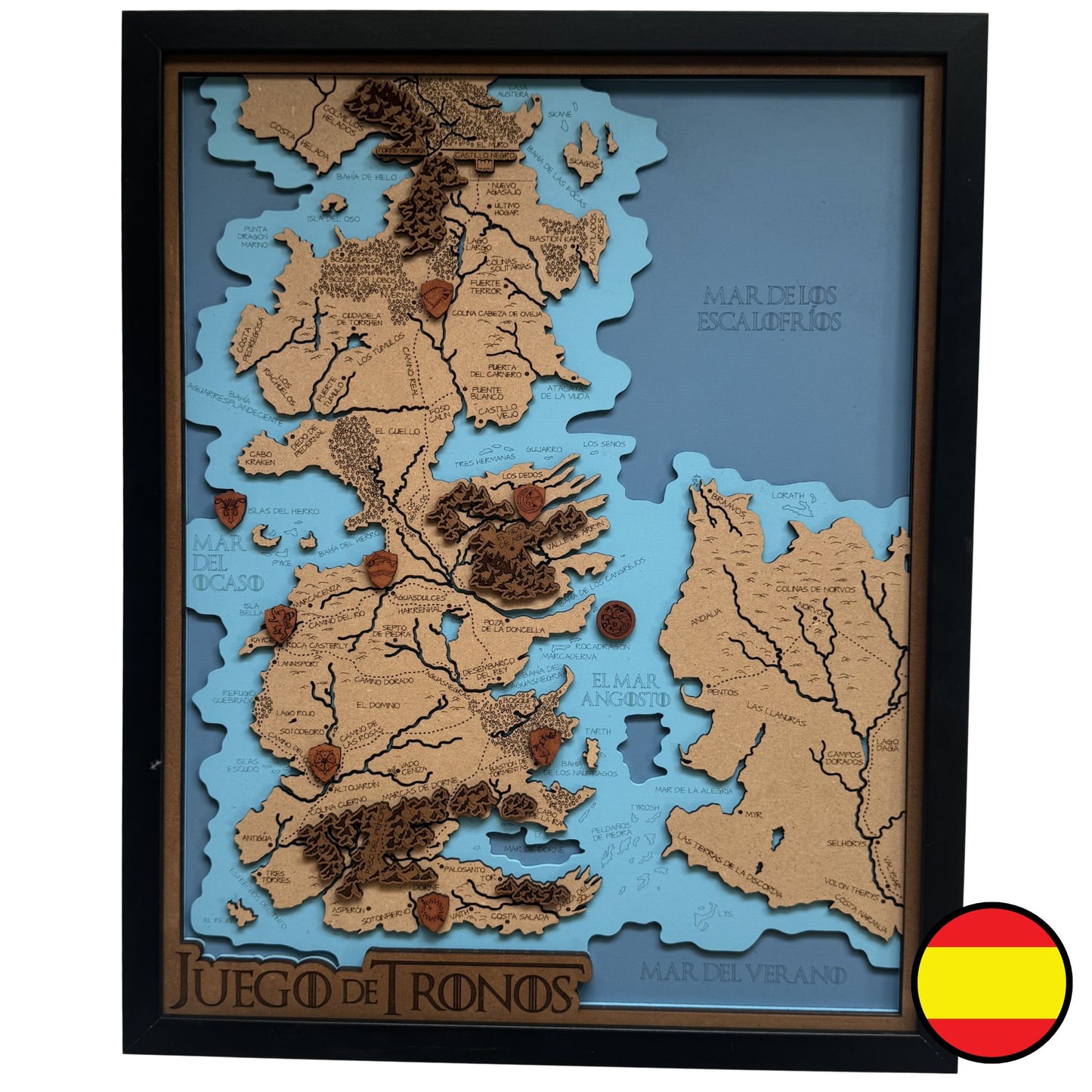 Mapa de Fantasía Personalizado - Tamaño L