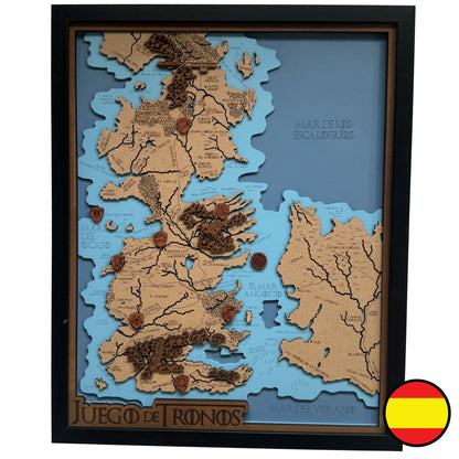 Mapa de Fantasía Personalizado - Tamaño L