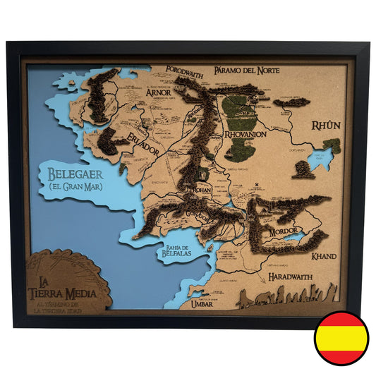 Mapa de Fantasía Personalizado - Tamaño L